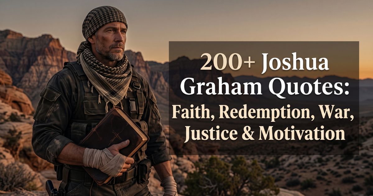 200 joshua graham quotes faith redemption war justice and motivation
