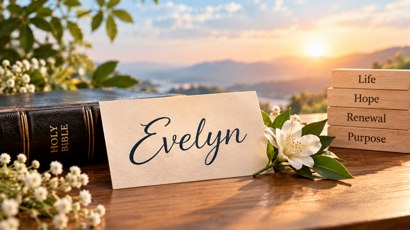 Visual illustration: 1. What Does the Name Evelyn Mean?